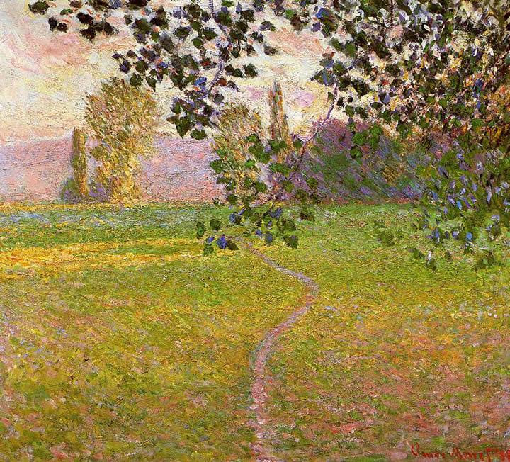 Claude Monet Morning Landscape Giverny